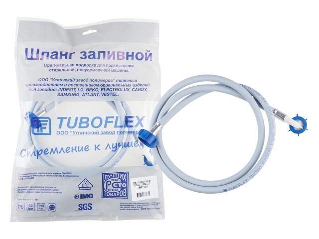 Шланг наливной ТБХ-500 в упаковке 3,0 м, TUBOFLEX Арт. - фото