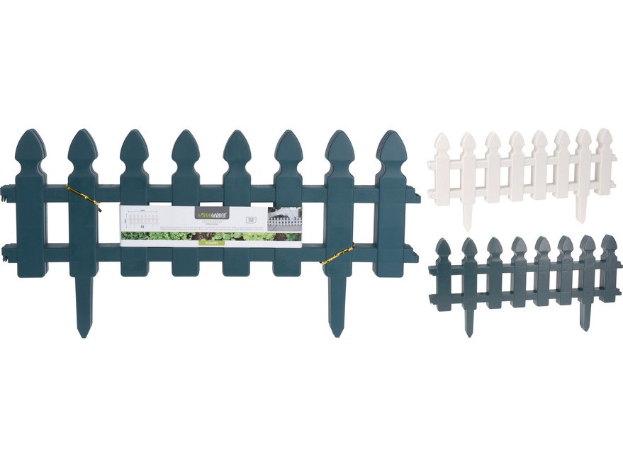 Забор пластмассовый декоративный 4 шт. 60*30 см в комплекте (код 860507) Арт.95119