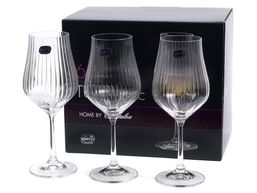 Набор бокалов для вина стеклянных ''tulipa optic'' 6 шт. 350 мл (арт. 40894/36/350) Арт.95585