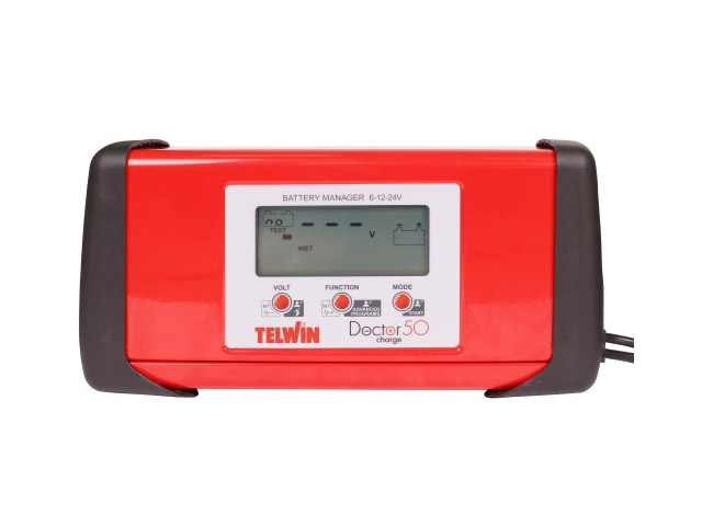 Зарядное устройство TELWIN DOCTOR CHARGE 50 (6В/12В/24В) (807598) Арт.807598 - фото