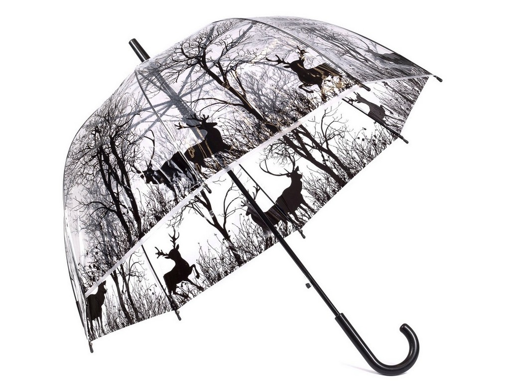 Зонт-трость складной полуавтоматический диаметр 80 см (арт. 28089625, код 229017) Арт.98372 - фото