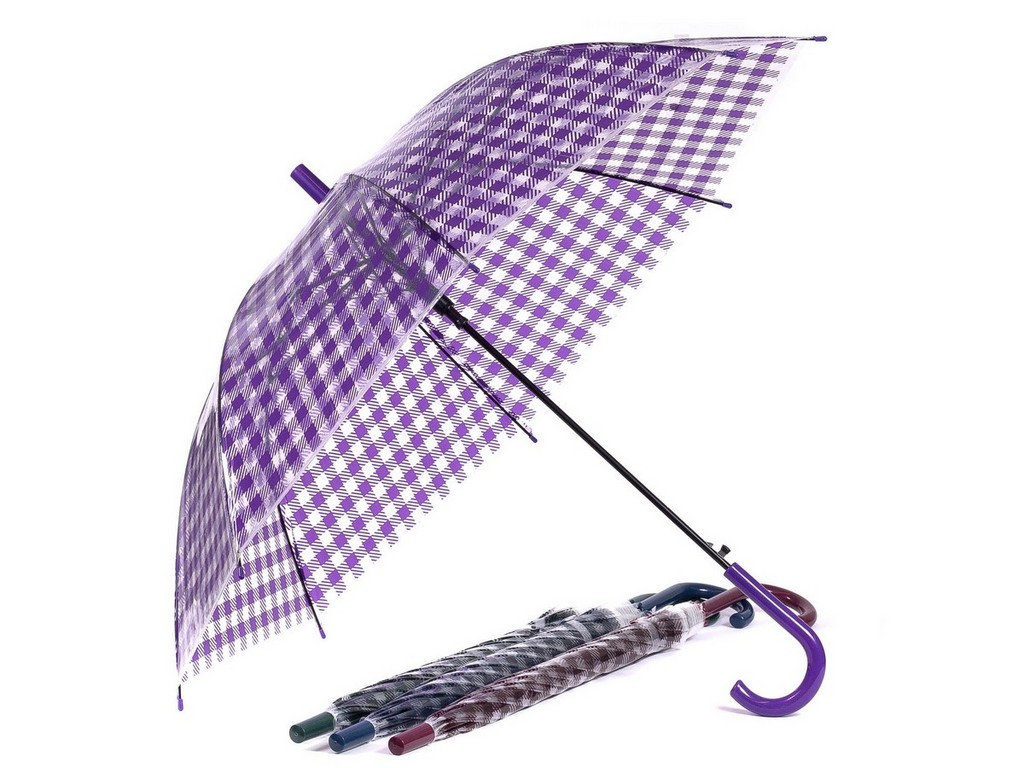 Зонт-трость складной полуавтоматический диаметр 89 см (арт. 28107459, код 228997) Арт.98377