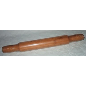 Скалка бамбуковая с ручками 39*5 см  Арт. 55229