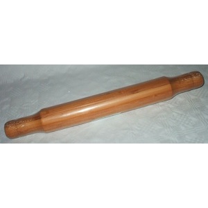 Скалка бамбуковая с ручками 40*5 см Арт. 55230