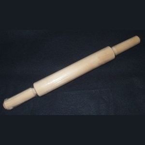 Скалка деревянная (береза) с ручками 40 см  Арт. 53285