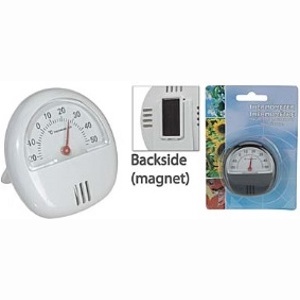 Термометр бытовой в пластмассовом корпусе на Магните от -20°C до +50°C 5,5 см Арт. 64381