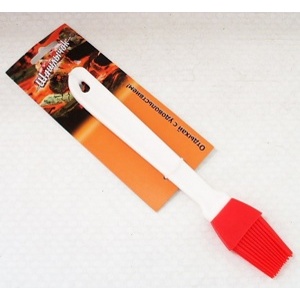 Кисточка для теста силиконовая с пластмассовой ручкой 22 см Арт. 53897