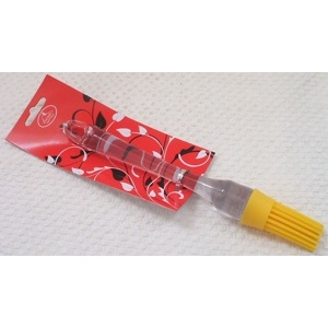 Кисточка для теста силиконовая с пластм. ручкой 22,5 см Арт. 47053