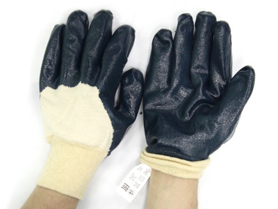 Перчатки нитриловые неполн. покр. (трикотажн. манжет) размер №9 STARTUL Арт ST7102-9