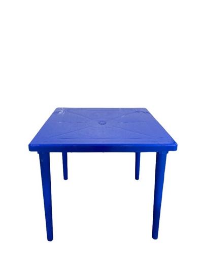 Стол пластиковый 80Х80см квадратный синий