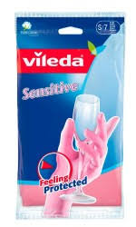 Перчатки VILEDA тонкие + Очищающий спрей для гигиенической уборки HG (арт.105393 + арт.443050161) Арт.009363