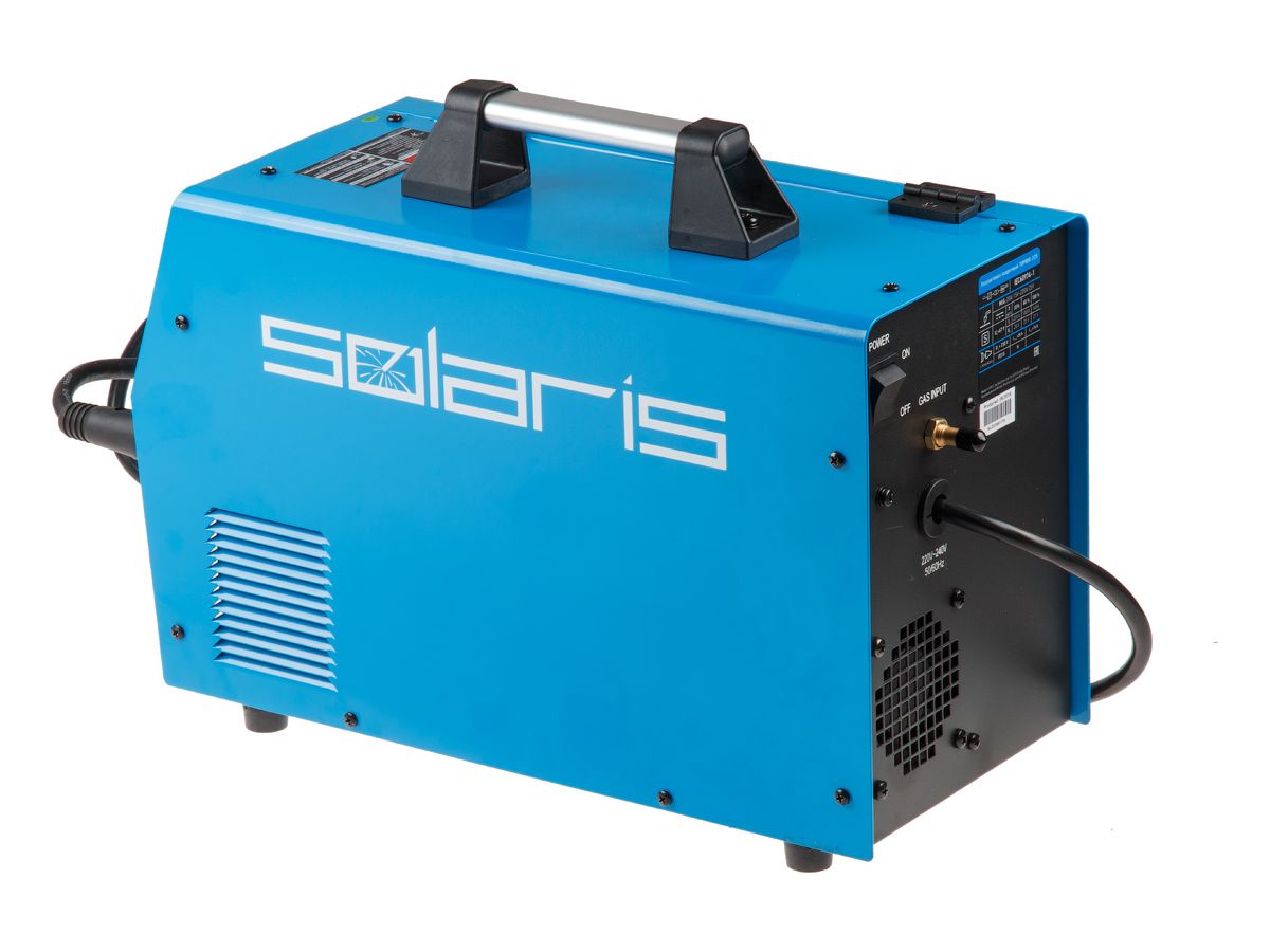 Полуавтомат сварочный Solaris TOPMIG-226 с горелкой 5 м (220В, MIG/FLUX, евроразъем, горелка 5 м, смена полярности) Арт.TOPMIG-226WG5