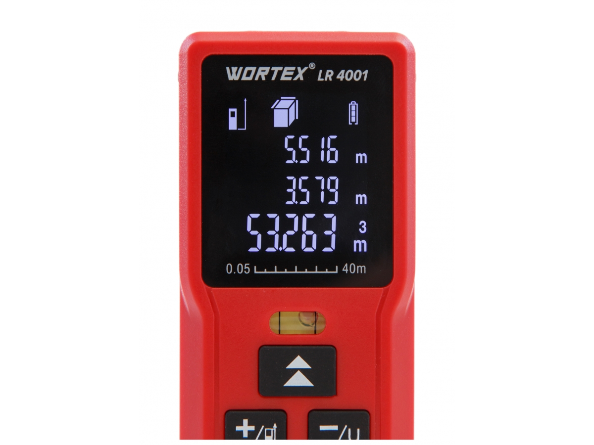 Дальномер лазерный WORTEX LR 4001 в кор. (0.03 - 40 м, +/- 2 мм/м,) Арт.LR4001002723