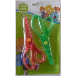 Набор ножниц пластмассовых детских 2 шт. 14 см Арт. 55106 - фото