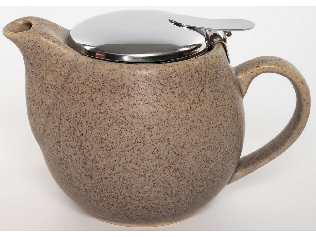 Чайник заварочный керамический с металлическим ситом 350 мл (арт. 109-06108, код 524194),  Арт.100154 - фото