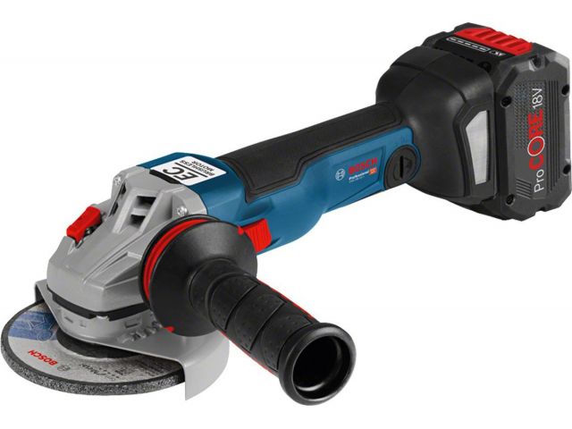 Аккум. углошлифмашина BOSCH GWS 18V-10 C L-BOXX (18.0 В, 2 акк., 5.0 А/ч, Li-Ion, диск 125х22.0 мм) Арт.06019G310D - фото