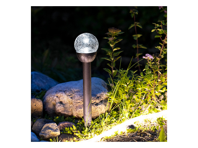 Светильник садовый на солнечной батарее (SLR-GP-60)  LAMPER Арт.602-205 - фото