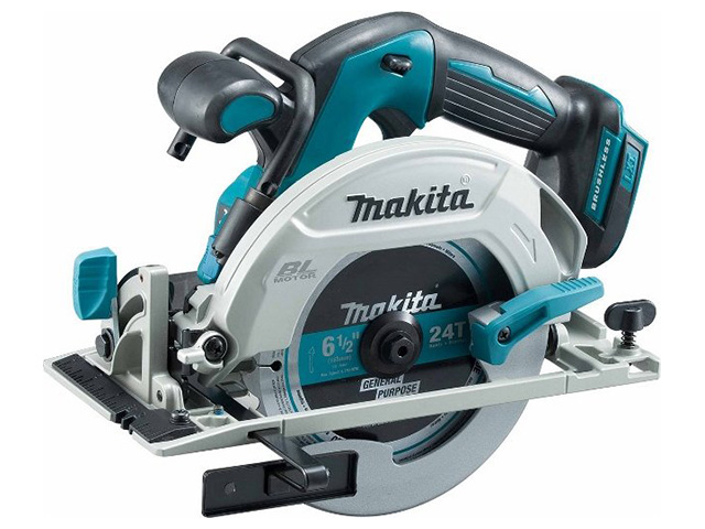 Аккум. циркулярная пила MAKITA DHS 680 Z в кор. (18.0 В, БЕЗ АККУМУЛЯТОРА, 165х20 мм, до 57 мм) Арт.DHS680Z - фото