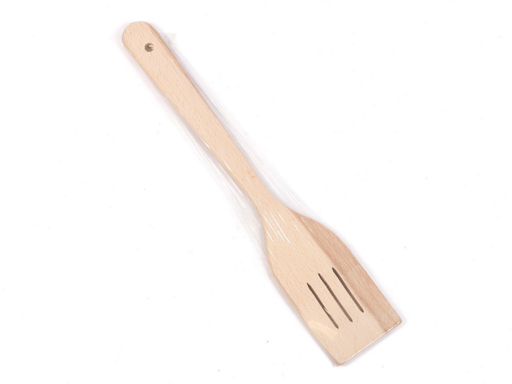 Лопатка кухонная деревянная с прорезями 31 см (арт. Bb101873, код 246861) Арт.101208 - фото