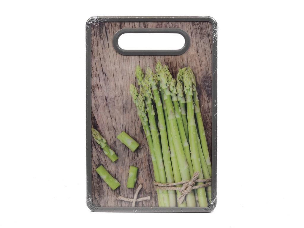 Доска разделочная пластмассовая 20*30*1,2 см (арт. Hh2030c-asparagus, код 243099) Арт.101283 - фото