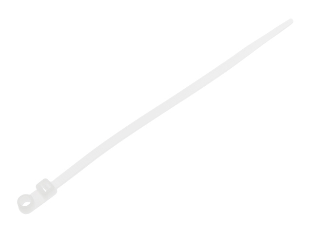 Хомут-стяжка с монтажным отверстием 4.8х370 мм белый (100 шт в уп.) STARFIX Арт.SM-91226-100