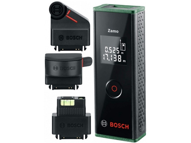 Дальномер лазерный BOSCH Zamo III Set в кор. (0.01 - 20 м, +/- 5 мм/м) Арт.603672701