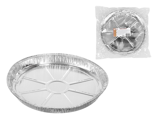 Форма для выпечки алюминиевая, круглая, 27,5х2,5 см, MARMITON (для запекания, обжарки, хранения и замораживания продуктов) Арт.11365 - фото