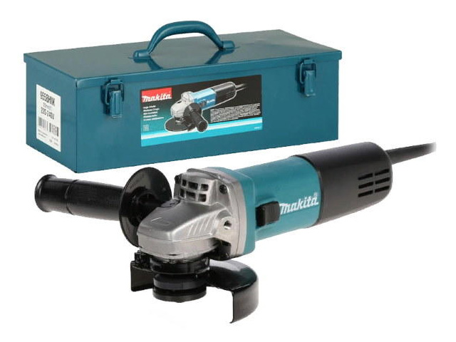 Одноручная углошлифмашина MAKITA 9558 HNK6 в чем. (840 Вт, диск 125х22 мм) Арт.9558HNK6 - фото