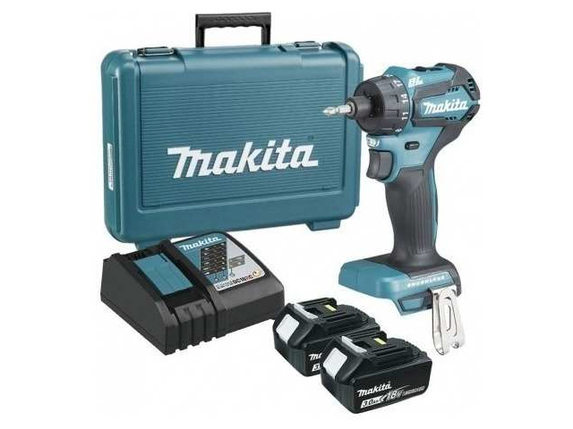 Аккум. шуруповерт MAKITA DDF 083 RFE в чем. (18.0 В, 2 акк., 3.0 А/ч Li-Ion, 2 скор., 40 Нм,) Арт.DDF083RFE - фото