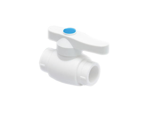 Кран шаровый ПП 20 стандарт белый РосТурПласт (Кран шаровый 20 мм (стандартный проход) для систем водоснабжения и отопления.) Арт.25846