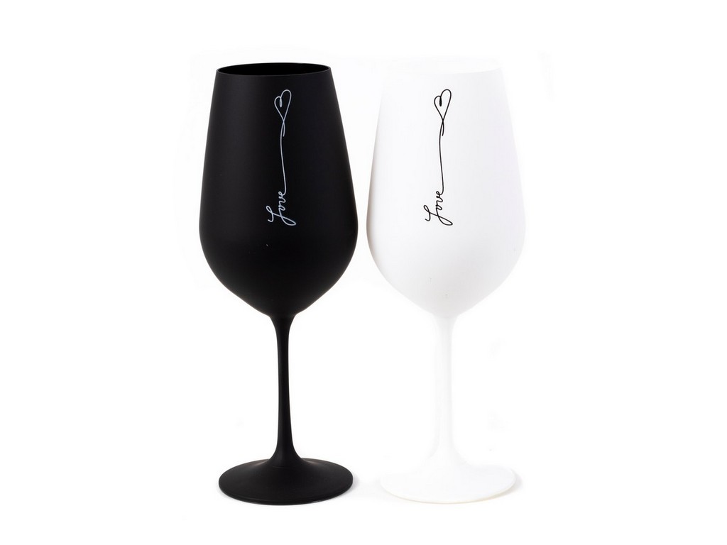 Набор бокалов для вина стеклянных 