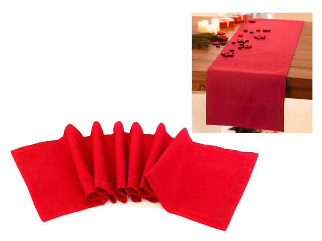 Дорожка на стол Assol, 120х40 см, красный, BEROSSI (Состав ткани: 35% хлопок, 65% полиэстер) Арт.71-701-00007