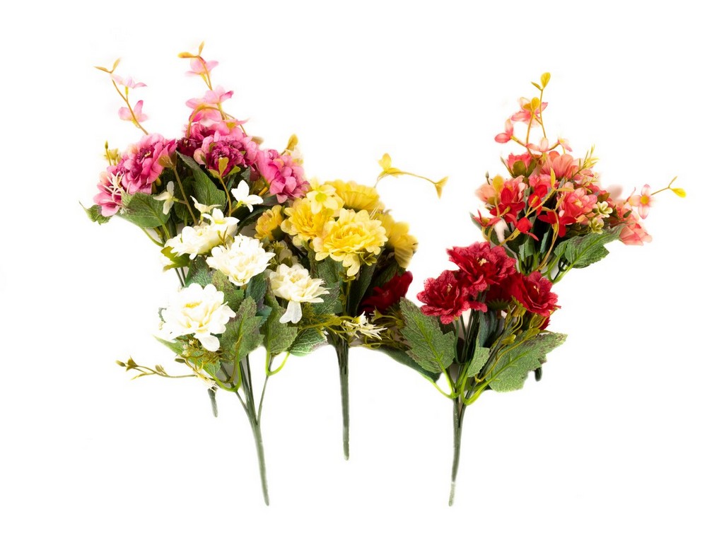 Букет цветов искусственных 35*14 см (арт. FLW-15, код 251544) Арт.103451 - фото
