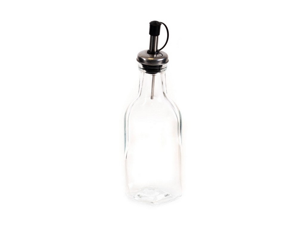 Бутылка для уксуса/масла стеклянная 200 мл/4,8*4,8*19,5 см (арт. OV-1, код 248797) Арт.103581