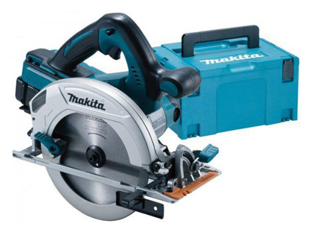 Аккум. циркулярная пила MAKITA DHS 710 RM2J в чем. (18.0 В, 2 акк., 4.0 А/ч, Li-Ion, 190х30 мм, до 69 мм) Арт.DHS710RM2J - фото