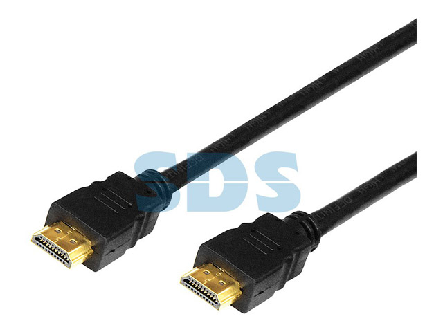 Шнур HDMI - HDMI без фильтров, длина 1,5 метра, (GOLD) (PE пакет) PROconnect Арт.17-6203-8