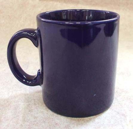 Чашка керамическая 300 мл фиолетовая (арт. 60jsm6535p, код 000360) Арт.14631 - фото
