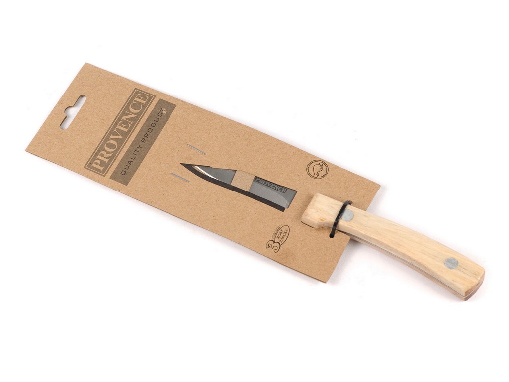 Нож металлический с деревянной ручкой 