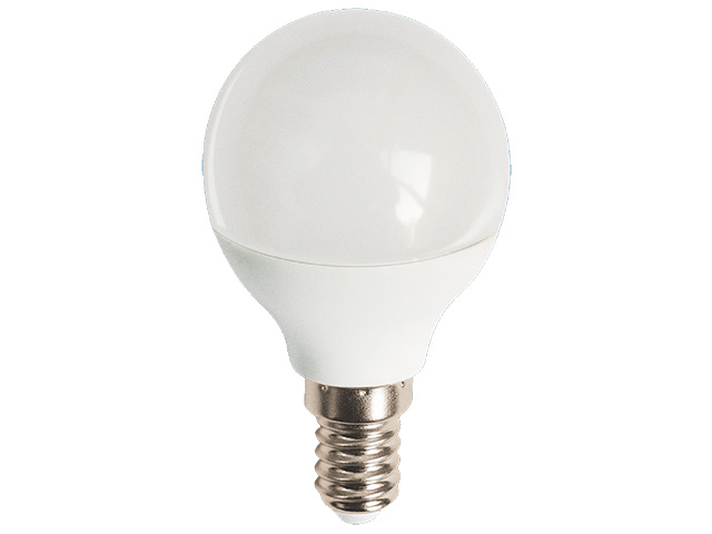 Лампа светодиодная G45 ШАР 8Вт PLED-LX 220-240В Е14 4000К JAZZWAY (60 Вт аналог лампы накаливания, 640Лм,нейтральный) Арт.5025295 - фото