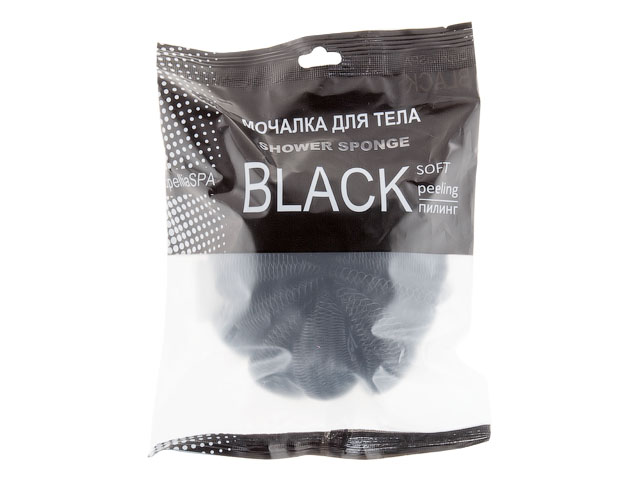 Мочалка банная CUPELIA SPA BLACK, 