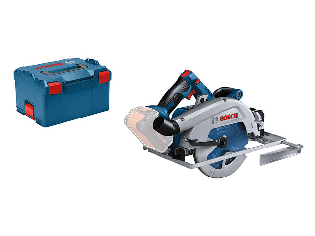 Аккум. циркулярная пила BOSCH GKS 18V-68 GC L-BOXX (18.0 В, БЕЗ АККУМУЛЯТОРА, 190х30 мм, до 68 мм) Арт.06016B5100 - фото