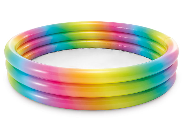 Надувной детский бассейн Rainbow Ombre, 147х33 см, INTEX (от 2 лет) Арт.58439NP