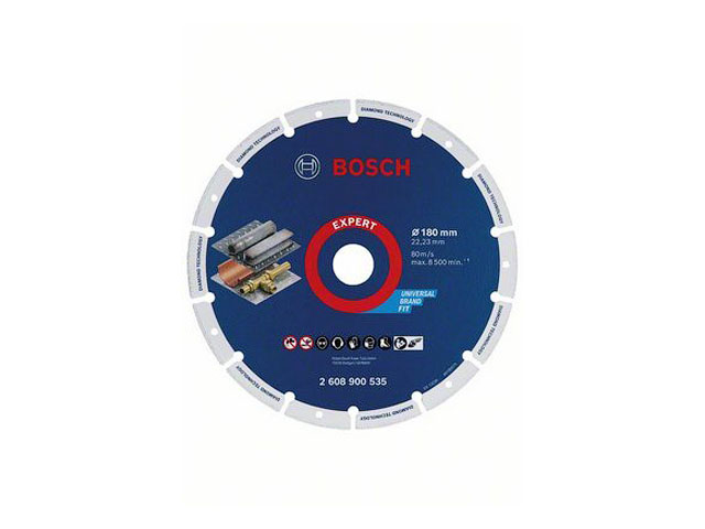 Алмазный круг 180х22, 23 мм по металлу Expert for Metal  BOSCH Арт.2608900535