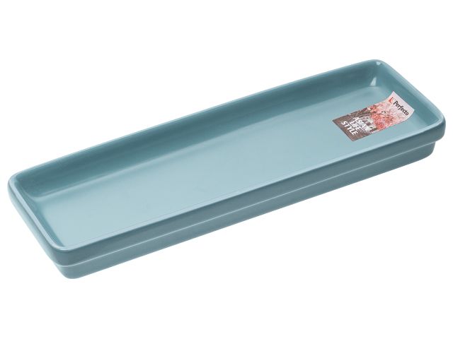 Блюдо керамическое, 24.5х7.5х3 см, серия ASIAN, голубое, PERFECTO LINEA Арт.17-102452