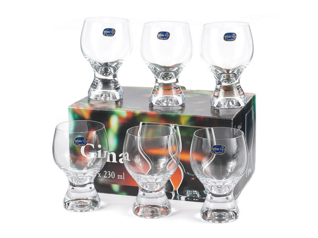 Набор бокалов для бренди GINA 6 шт. 230 мл Арт.1662 - фото
