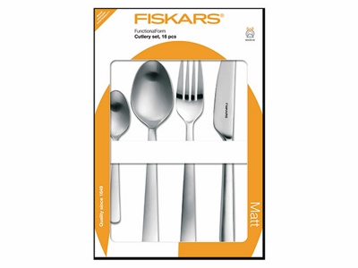Набор столовых приборов 16 шт. матовый Functional Form Fiskars (1002958) (FISKARS)