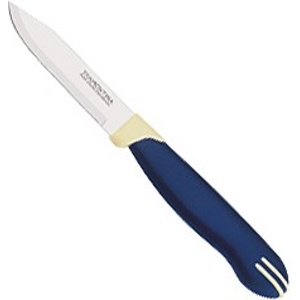 Нож металлический для овощей с пластмассовой ручкой 18,5/8 см Арт. 37011 - фото