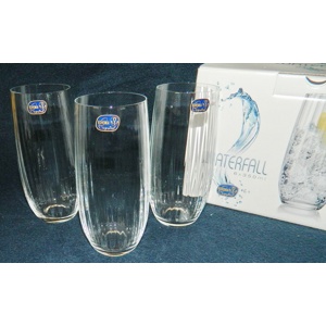 Набор стаканов WATERFALL 6 шт. 350 мл (натрий-кальций-силикатное стекло) Арт. 69132 - фото