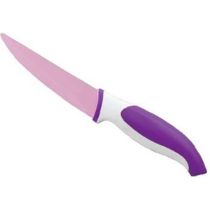 Нож металлический с антибактериальным покрытием с платмассовой ручкой ''Symbio'' 10,5/20,5 см  Арт. 48224 - фото