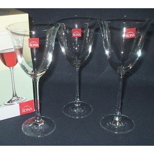 Набор бокалов для вина стеклянных FLORA - 6 шт. 260 мл Арт.51522